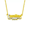 Double Plated Name Necklace